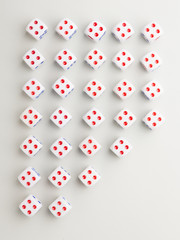 out four cross pattern