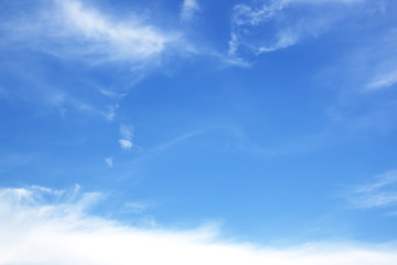 vast blue sky