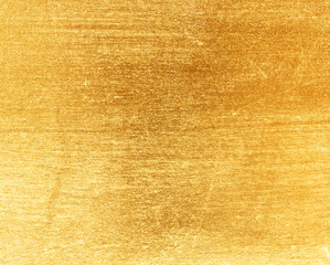 Shiny yellow leaf gold foil