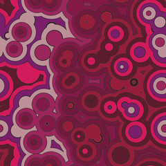 Seamless cute brigh round background 