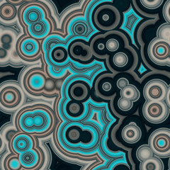 Seamless cute brigh round background 