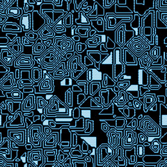 Seamless  pattern  of electronic high tech  pattern