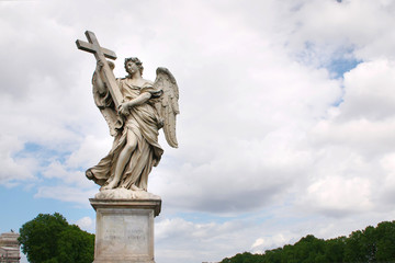 Bernini angel sculpture in Rome