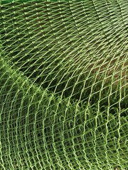 close up of a fishing net