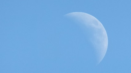 Obraz premium Moon in the Day