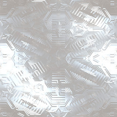 Seamless crystal glass pattern  