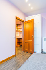 Interior bedrooms with wardrobes and a chest of drawers