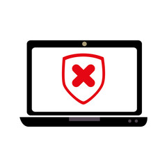laptop computer isolated icon vector illustration design