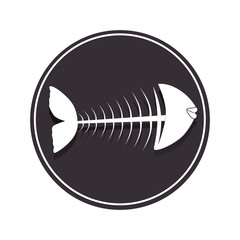 delicious sea food menu icon vector illustration design