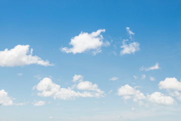 blue sky with cloud closeup