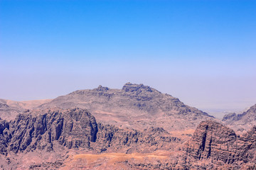 View to Aaron Tomb near Petra, Jordan