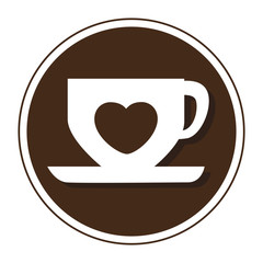 coffee cup drink isolated icon vector illustration design