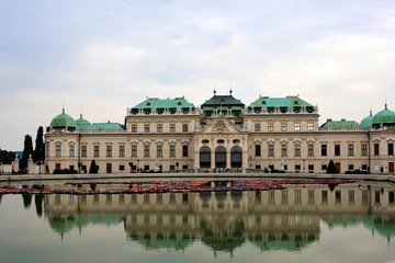 Fototapeta na wymiar Upper Belvedere palace in Vienna, Austria