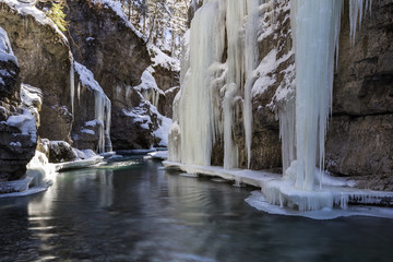 Rißbach im Winter