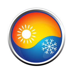 Air conditioning ventilation symbol