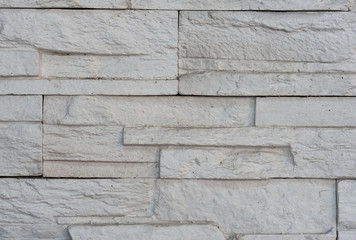 White Rustic Brick Wall Texture.