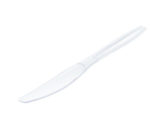 Single disposable plastic knife