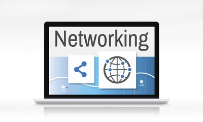 Share Global Icons Network Concept