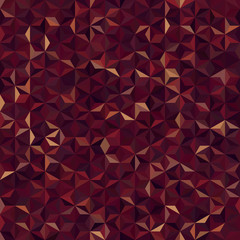 Background of brown geometric shapes. Seamless mosaic pattern. Vector illustration