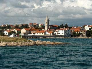 Fototapeta na wymiar Croatian Hrvatian coast sea side