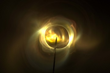 3D rendering abstract fractal light background