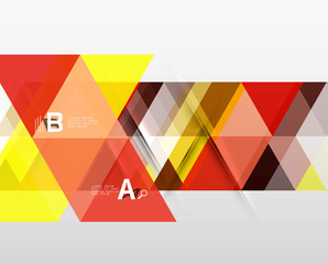 Vector minimalistic triangle design