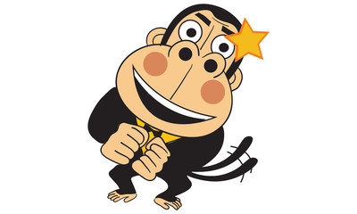 monkey action, monkey emotion