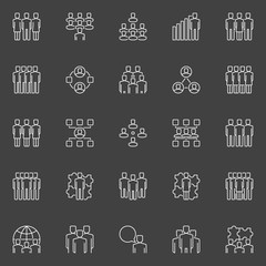 People icons set