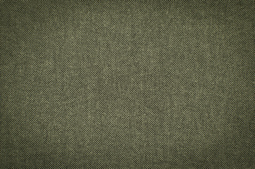Fototapeta premium Close-up of khaki texture fabric cloth textile background vignette