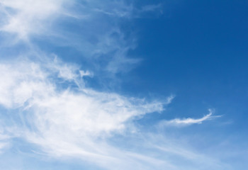 blue sky with cloud