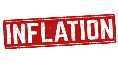 Inflation sign or stamp © Balint Radu