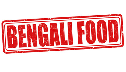 Bengali food sign or stamp