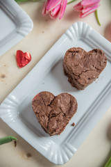 Brownie Herzen