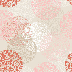 Cute seamless pattern. Polka dot. Vector seamless pattern. Print. Repeating background. Cloth design, wallpaper.
