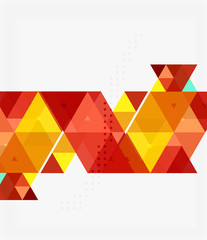 Triangles abstract background