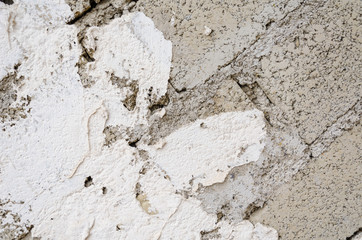 concrete texture, the background with a wall of concrete blocks in gray shades