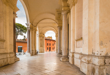 Fototapeta premium bicycle under baroque arches