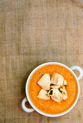 Pumpkin cream soup