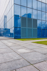 Fototapeta premium square of Shanghai financial district in China.