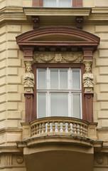 Window decor in Budapest house