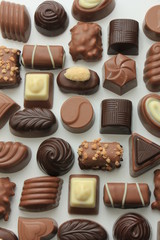 Different sorts of chocolates