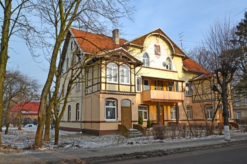 House on Moskovskaya Street. Zelenogradsk, Kaliningrad region