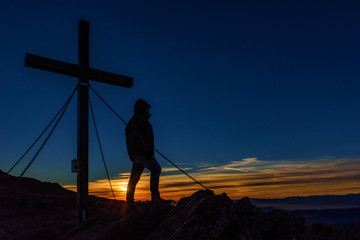 Sonnentuntergang Geierkogel Wolfsberg  