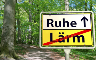 Ruhe statt Lärm