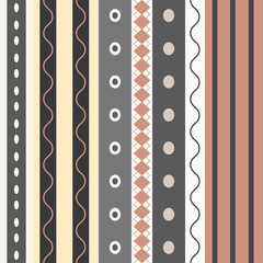 Bright Colorful seamless stripes pattern. 
