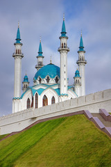 Fototapeta na wymiar Qolsharif Mosque in Kazan Kremlin, Republic of Tatarstan, Russia