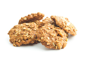 Homemade oatmeal cookies.