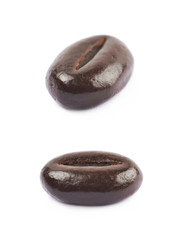 Single coffee bean shaped candy