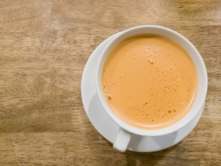 Cup of tea with milk