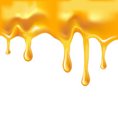 Honey Melted Background. Vector